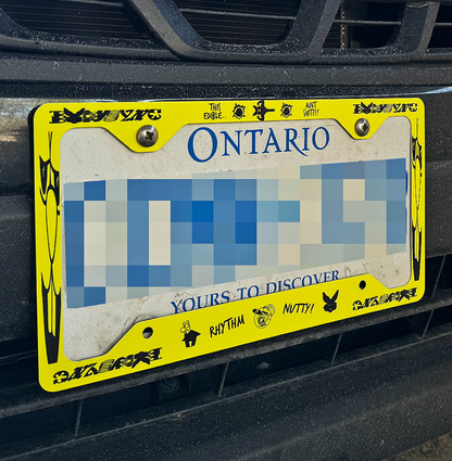 license plate frame